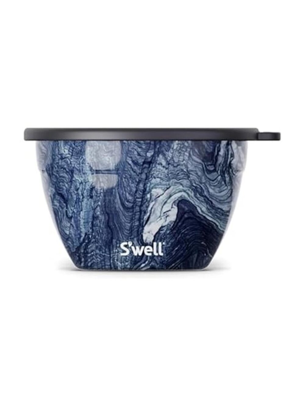 Stainless Steel 64oz Salad Bowl Kit, Azurite Color, Includes 2oz